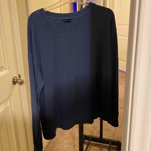 XXL splendid ombré blue pull over sweater